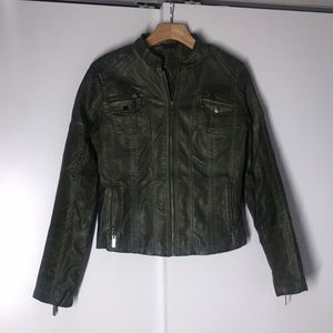 Green Leather Jacket